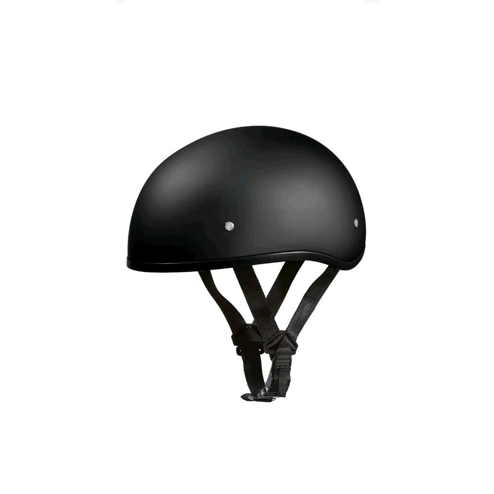 Daytona Skull Cap Helmet‎ Without Visor Dull Black XLarge Never Used